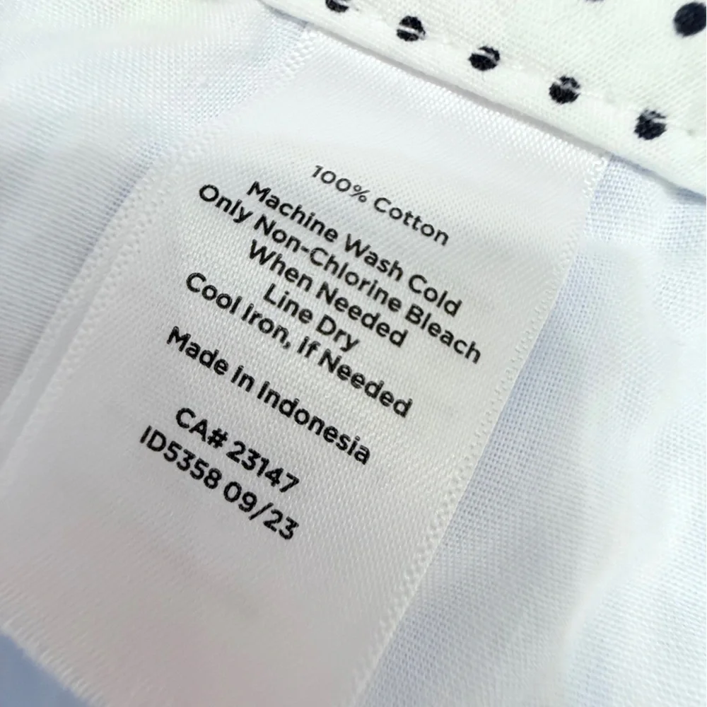 #12)  Talbots Blue and White Striped Women 9” Shorts